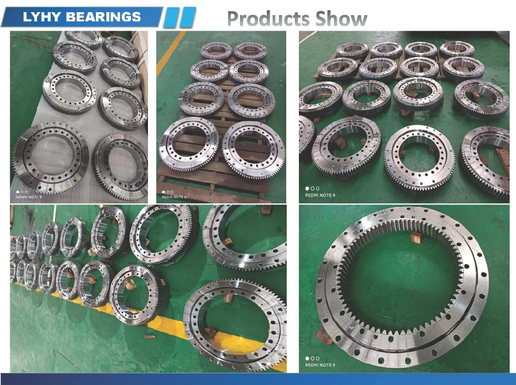 Crossed Roller Slewing Bearing Slewing Gear Xu 341472