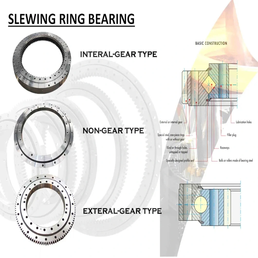 Slewing Turntable Rotary Table Bearing 850*1095*124mm Yrt850 P4